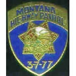 MONTANA HIGHWAY PATROL MINI PATCH PIN